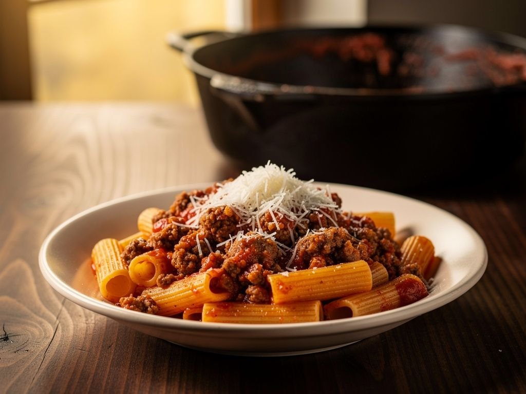Rigatoni Bolognese