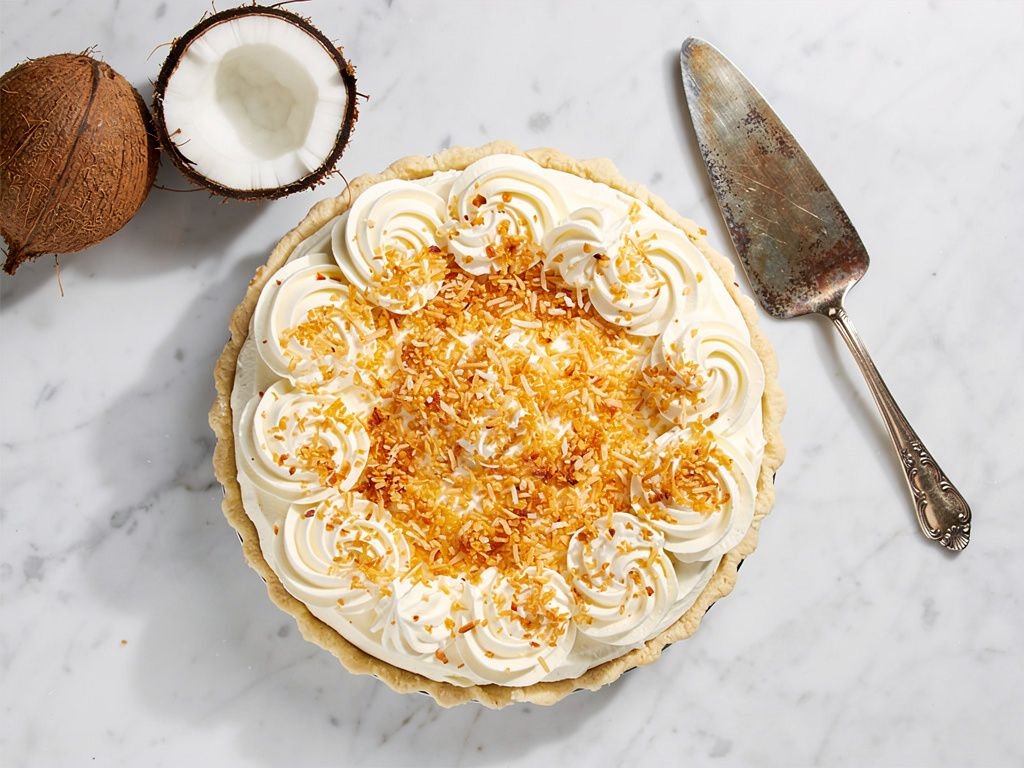 Toasted Coconut Cream Pie